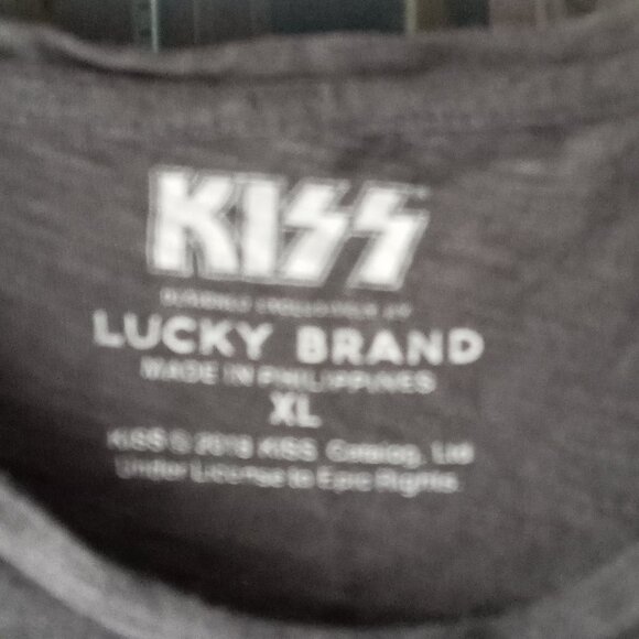 Lucky Brand KISS BAND Tee Tank Shirt sz XL,  /B15 - Picture 5 of 5